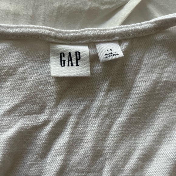 GAP SOFTSPUN WRAP TEE LARGE - Picture 2 of 2